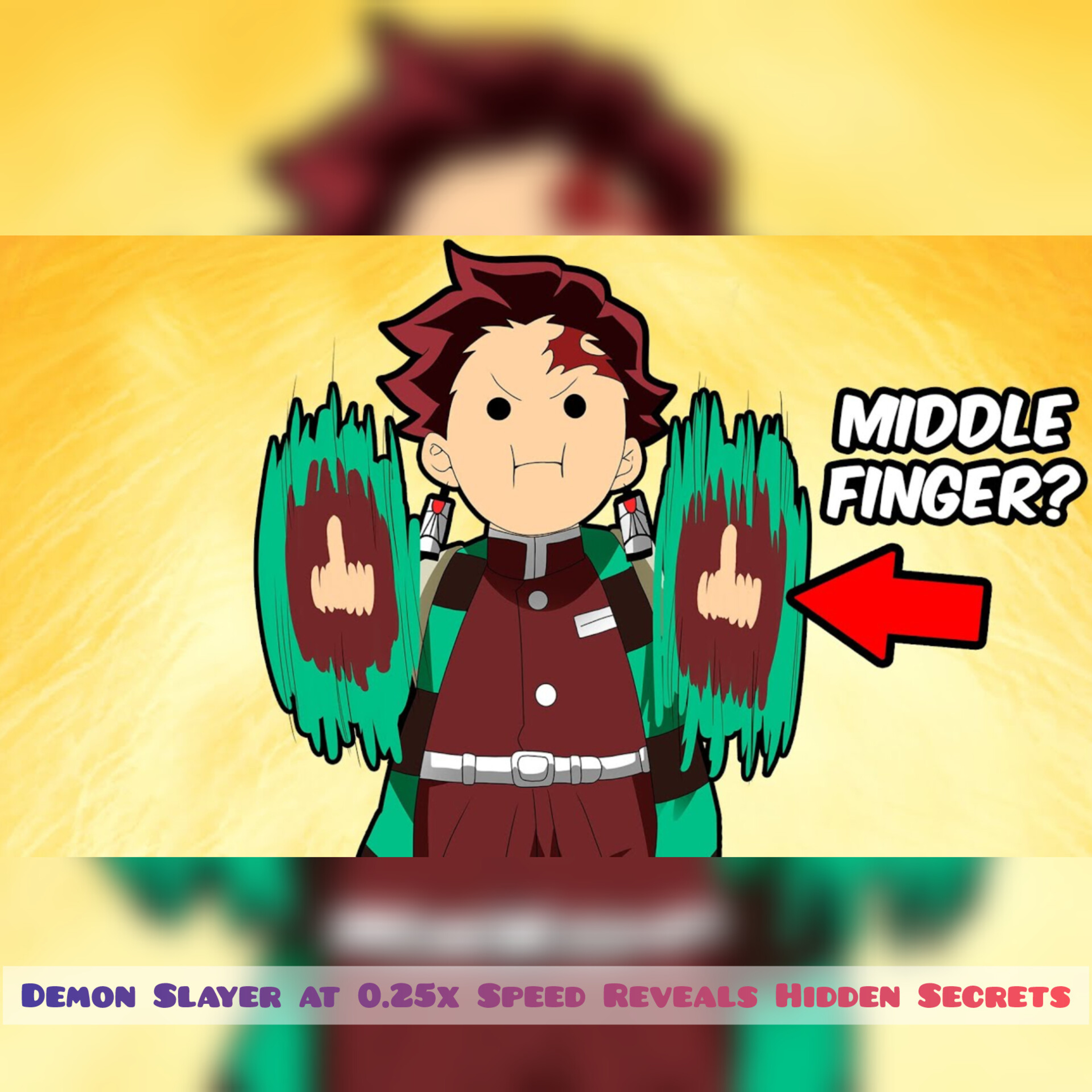 Demon Slayer at 0.25x Speed Reveals Hidden Secrets