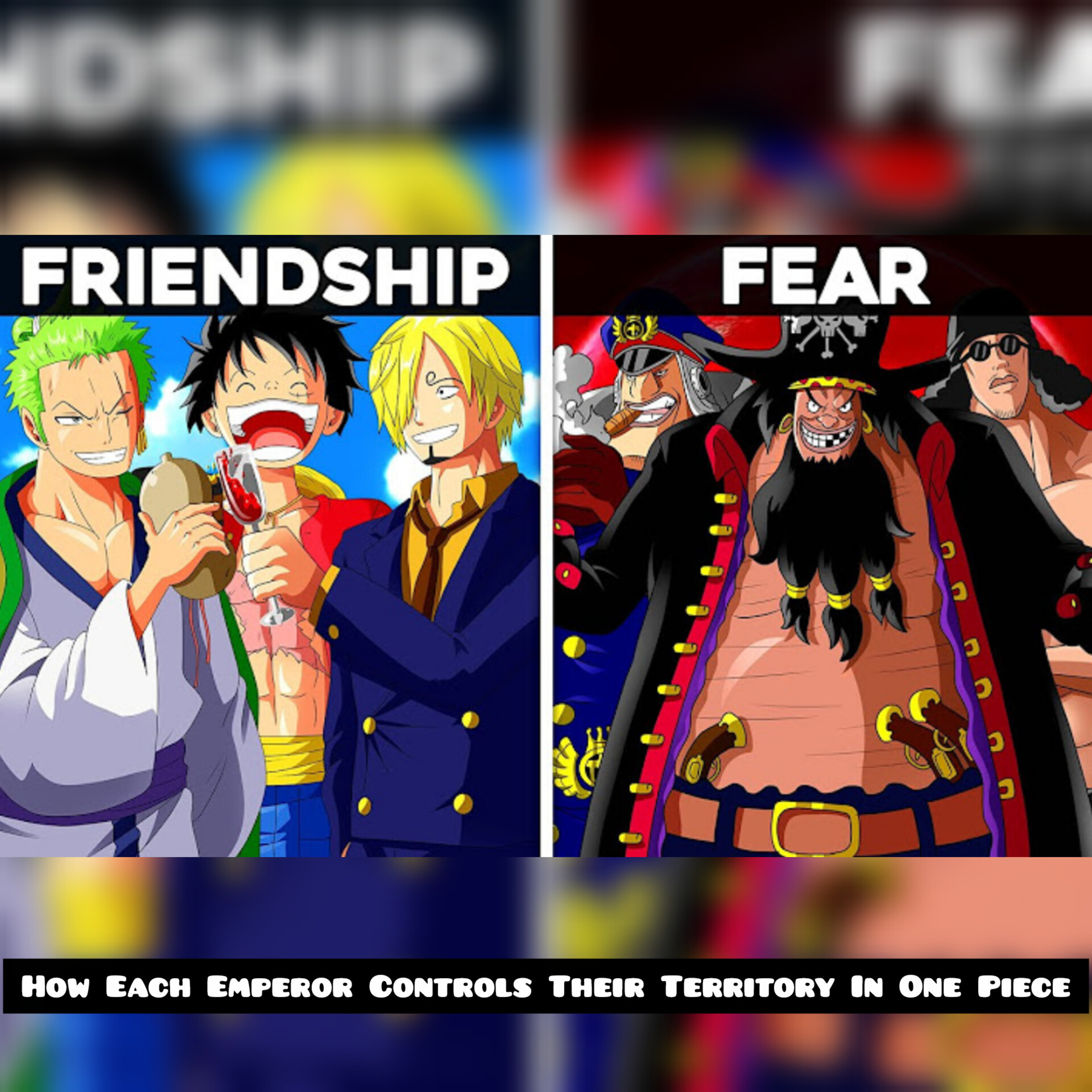 How Each Emperor Controls Their Territory In One Piece