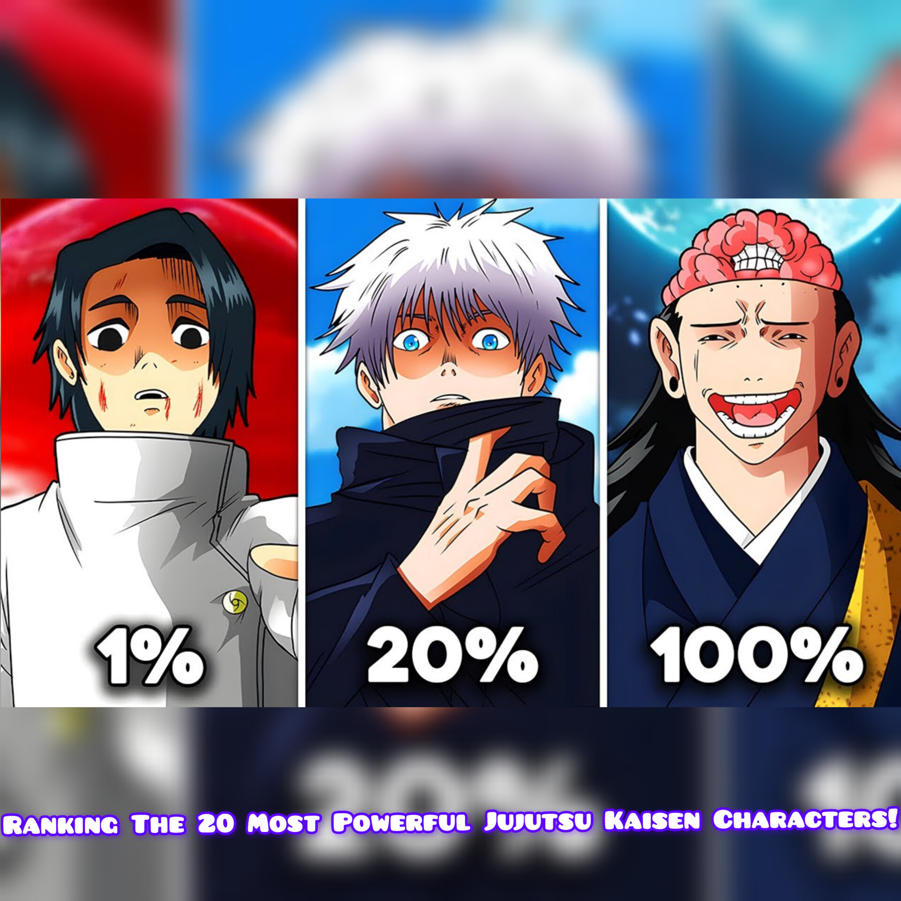 Ranking The 20 Most Powerful Jujutsu Kaisen Characters!(Sukuna, Geto...)