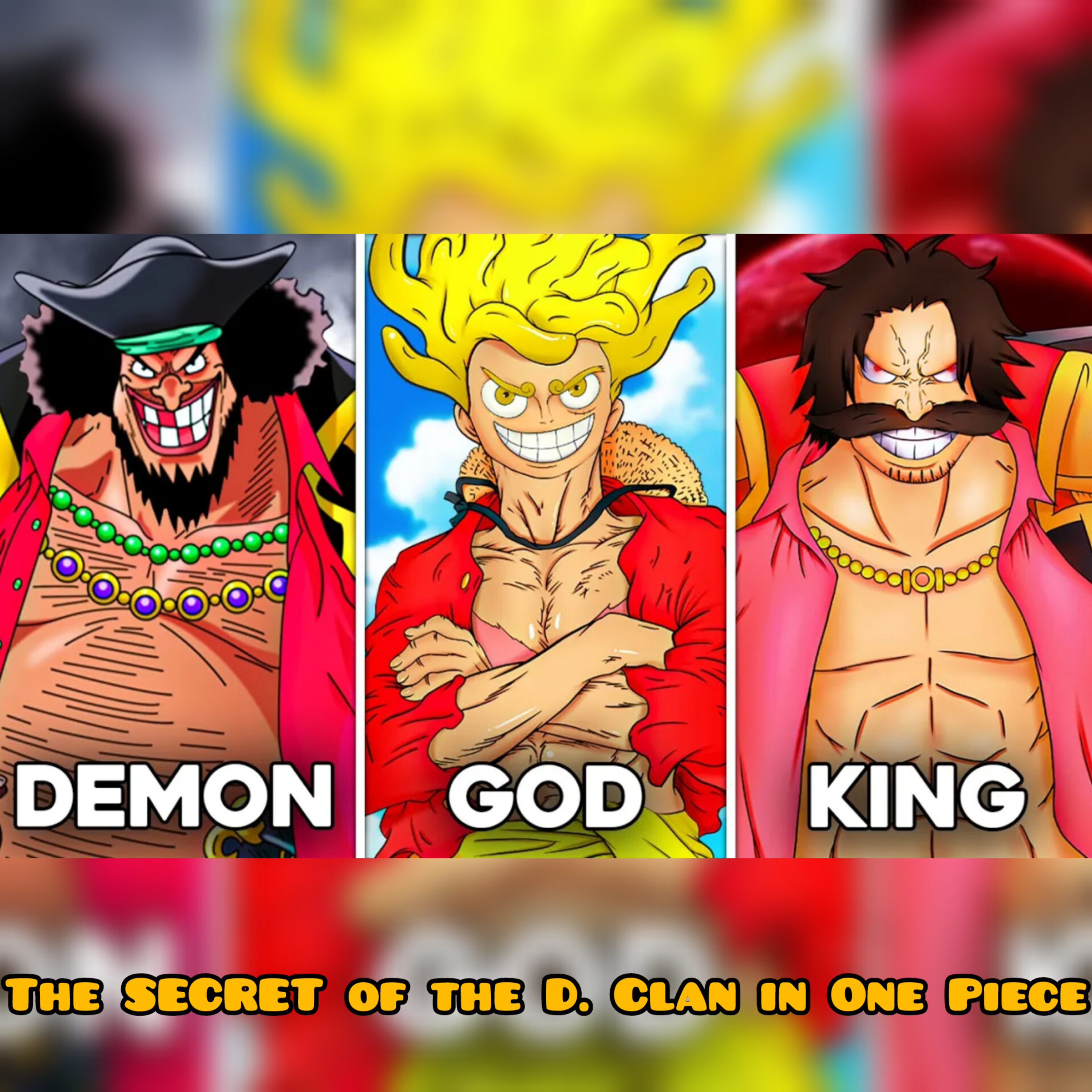 The SECRET of the D. Clan in One Piece (Xebec, Dragon, Luffy...)