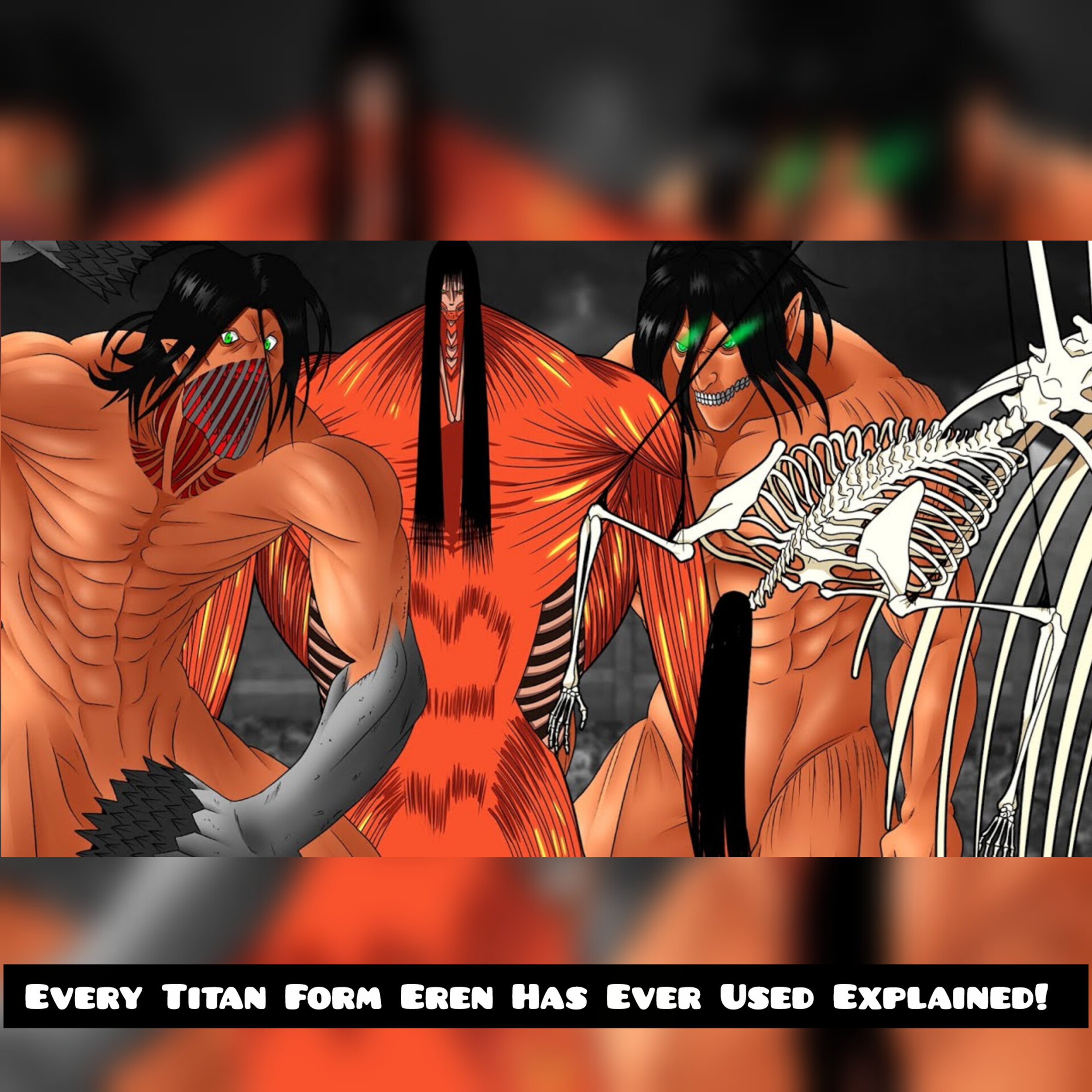 Every Titan Form Eren Has Ever Used Explained! (Colossal, Warhammer, Founding...)