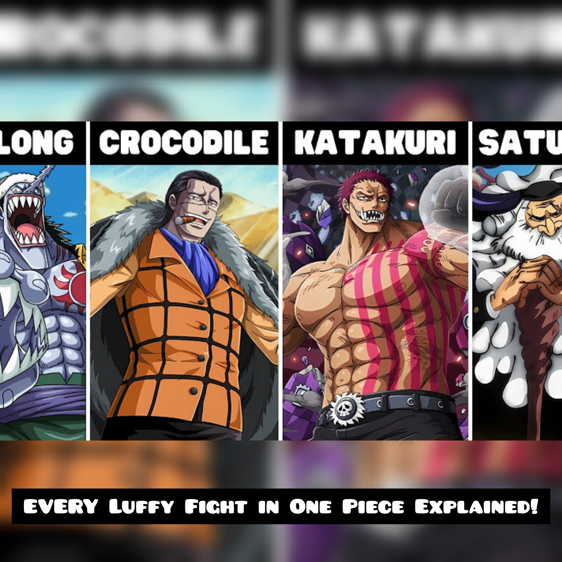 EVERY Luffy Fight in One Piece Explained!