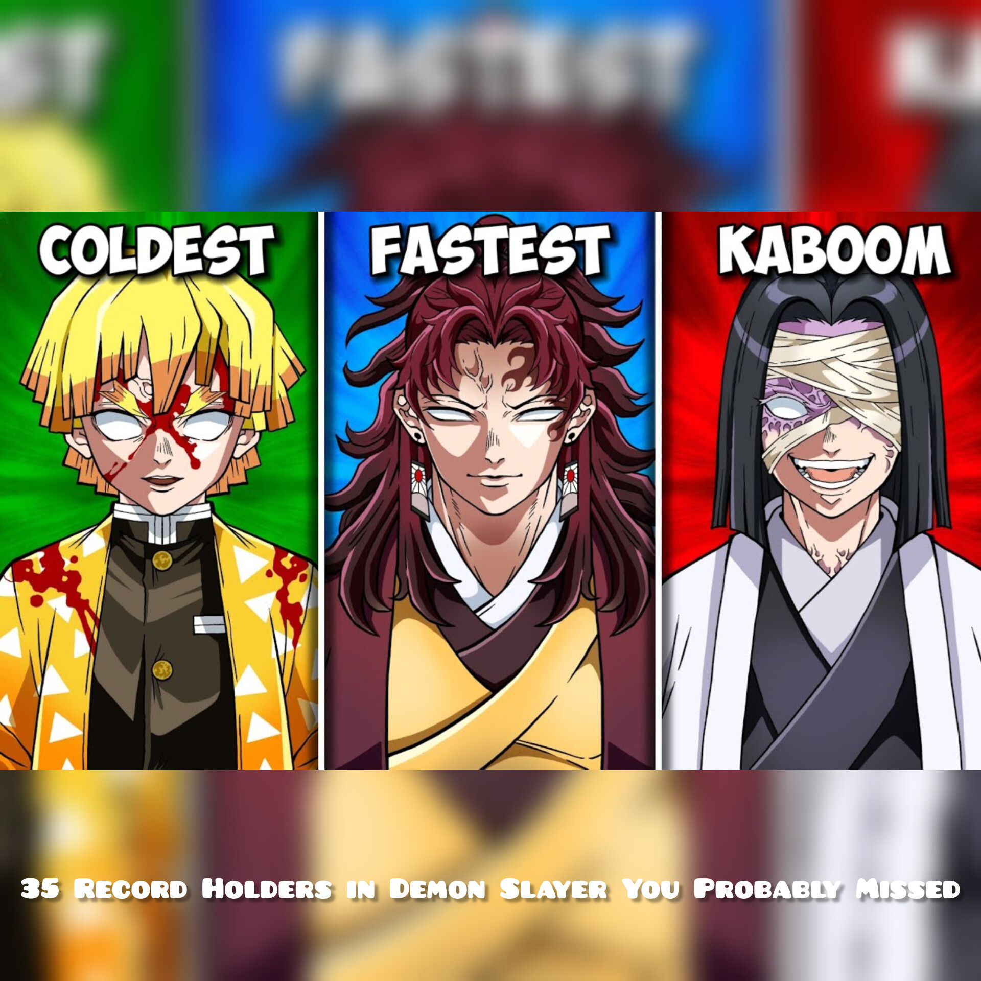 35 Record Holders in Demon Slayer You Probably Missed