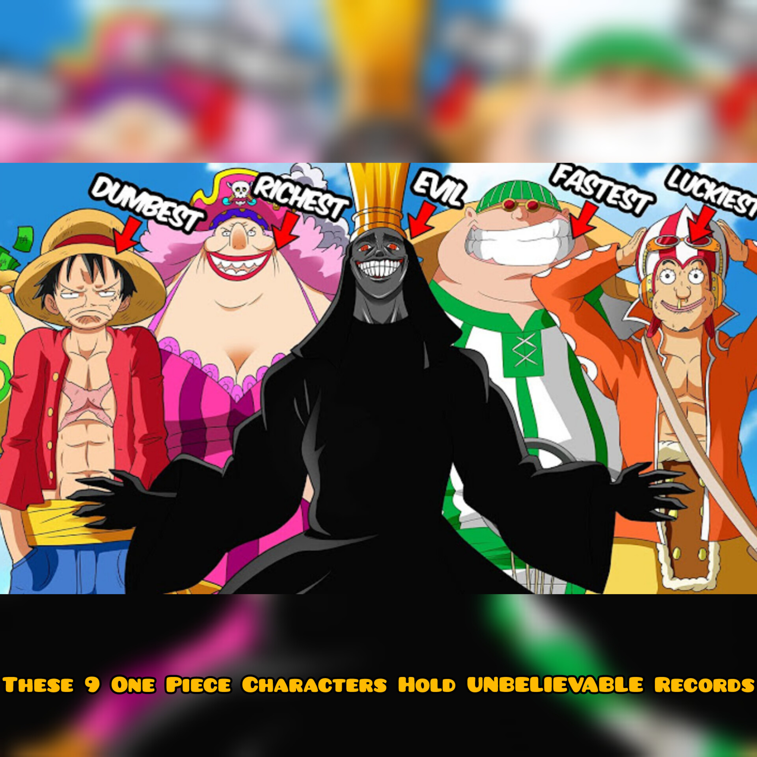 These 9 One Piece Characters Hold UNBELIEVABLE Records