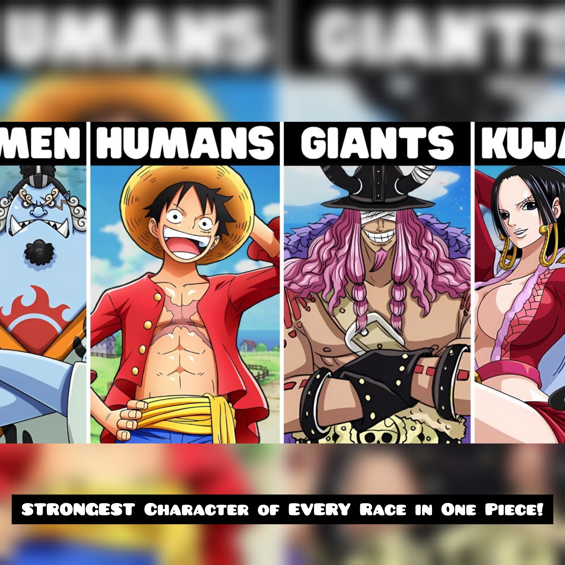 STRONGEST Character of EVERY Race in One Piece!