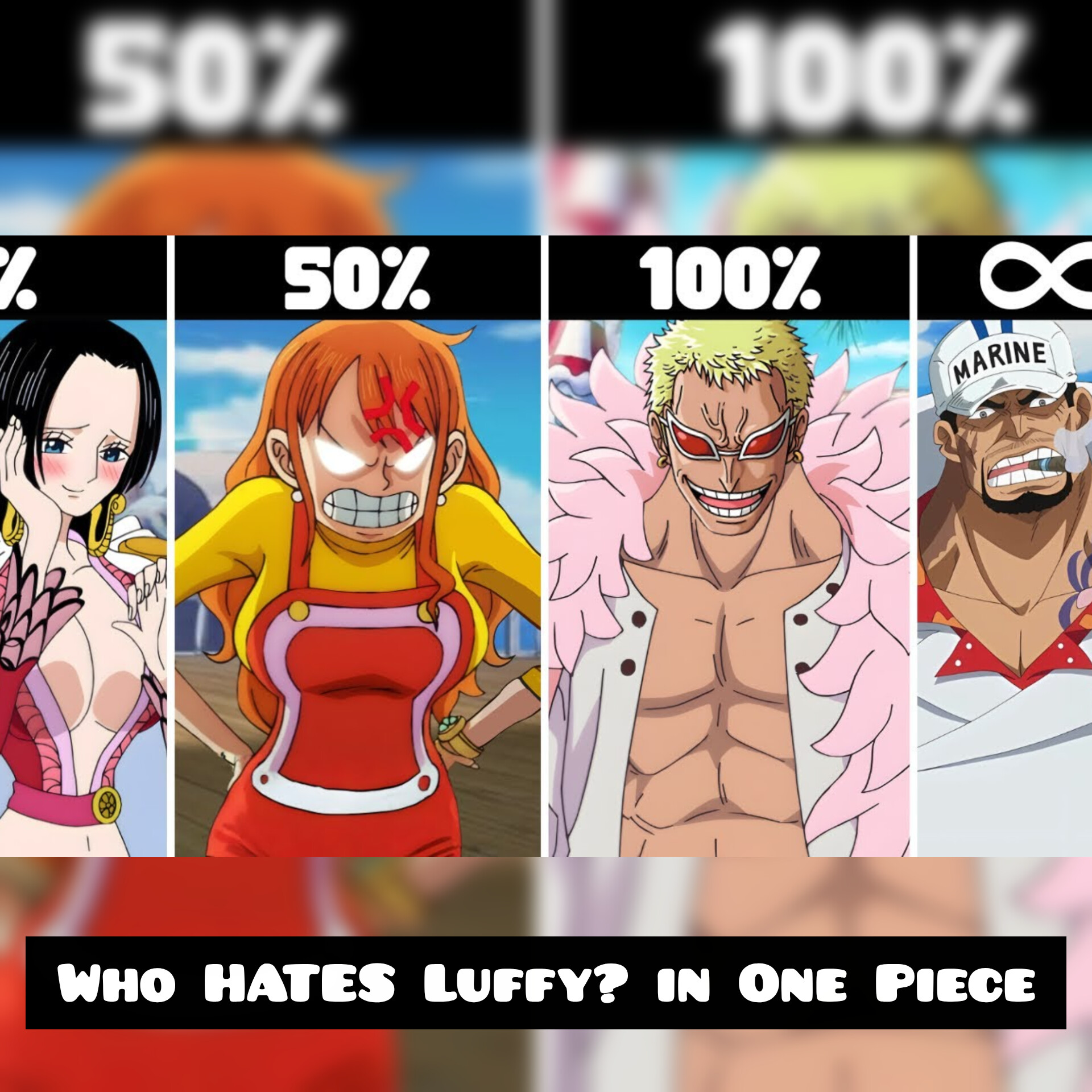 Who HATES Luffy? in One Piece