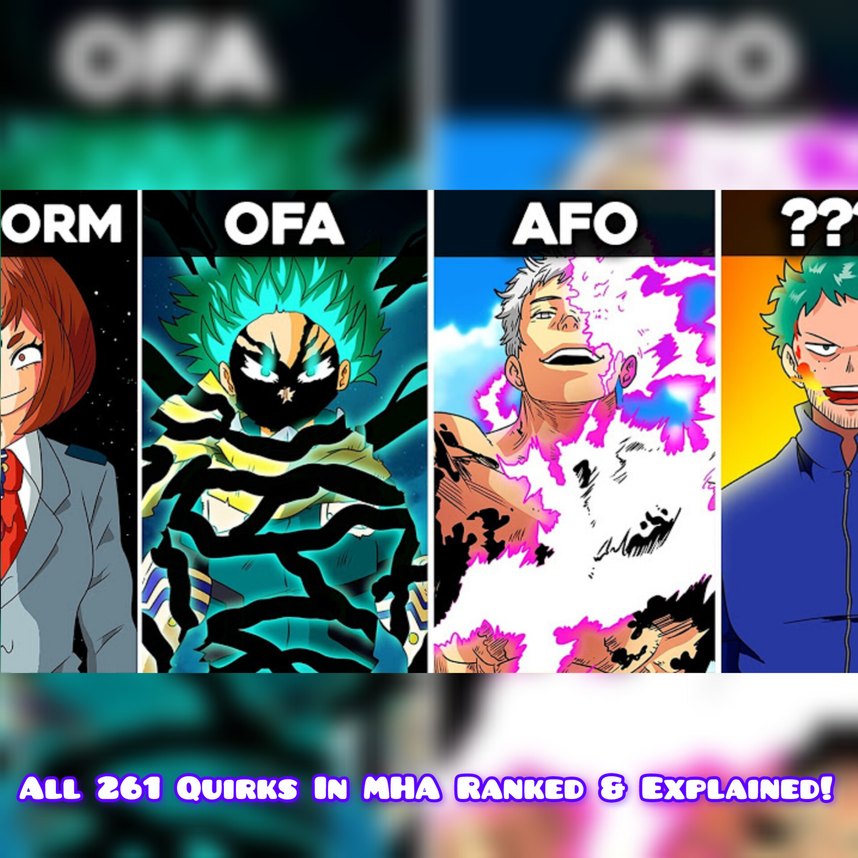 All 261 Quirks In MHA Ranked & Explained!