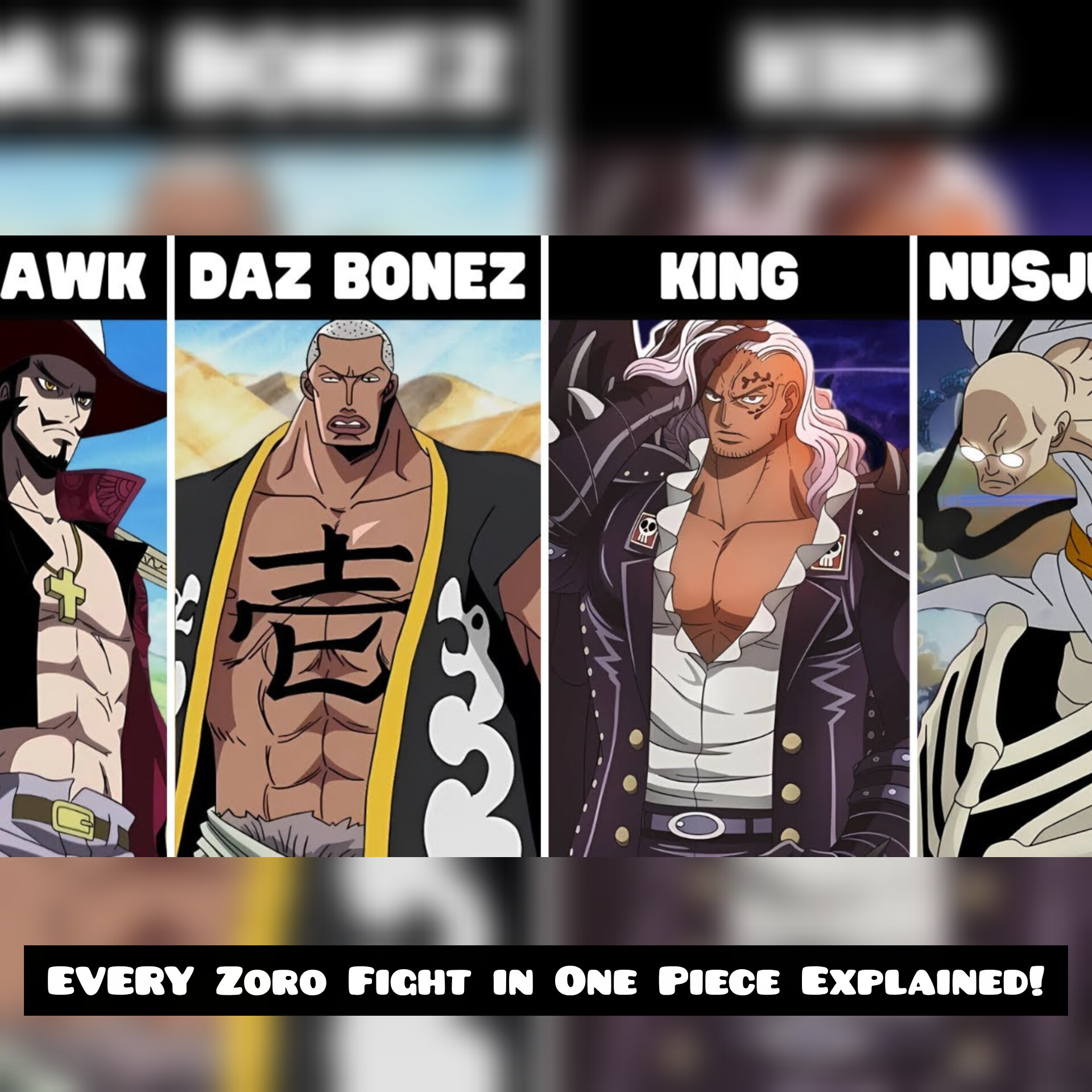 EVERY Zoro Fight in One Piece Explained!
