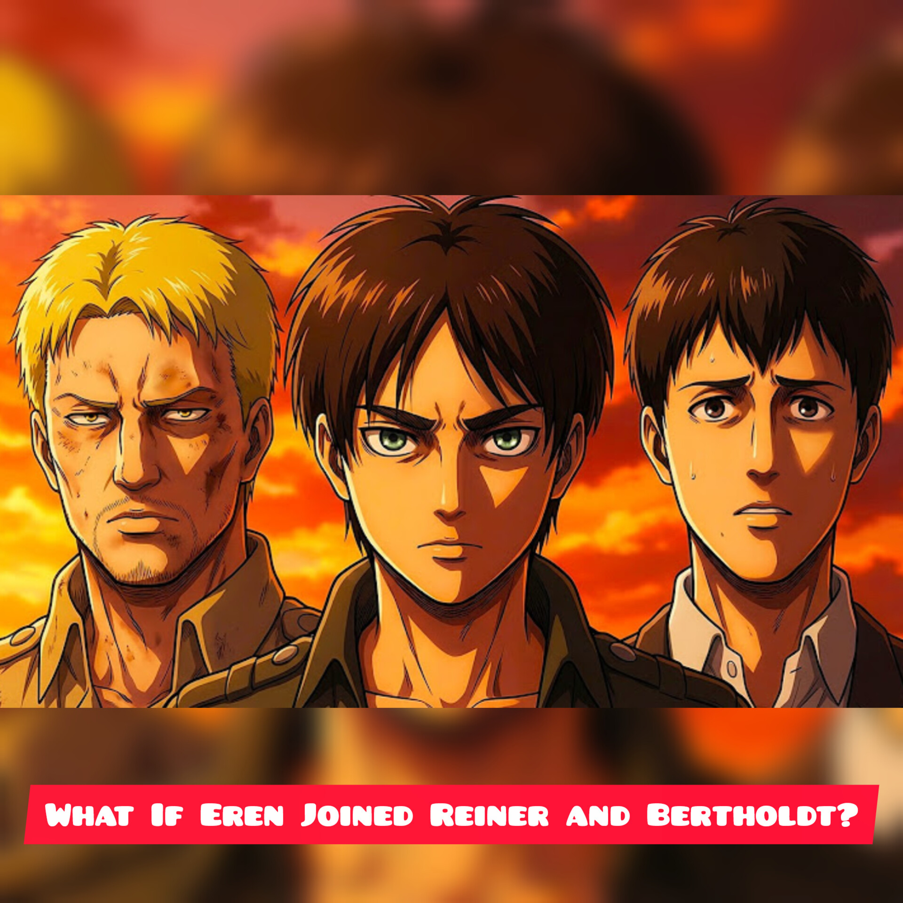 What If Eren Joined Reiner and Bertholdt?