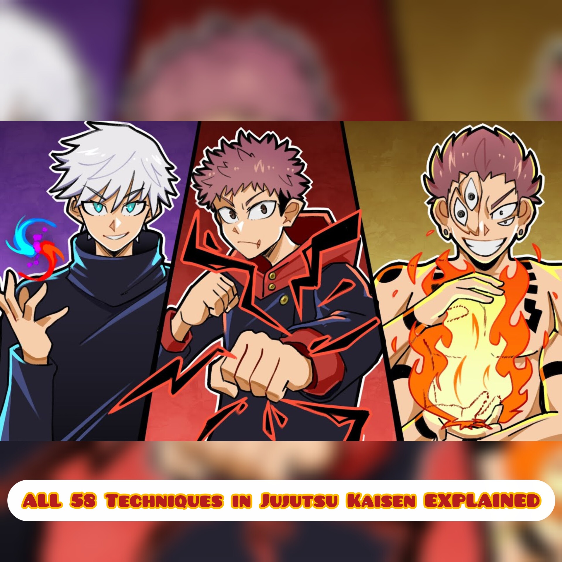 ALL 58 Techniques in Jujutsu Kaisen EXPLAINED