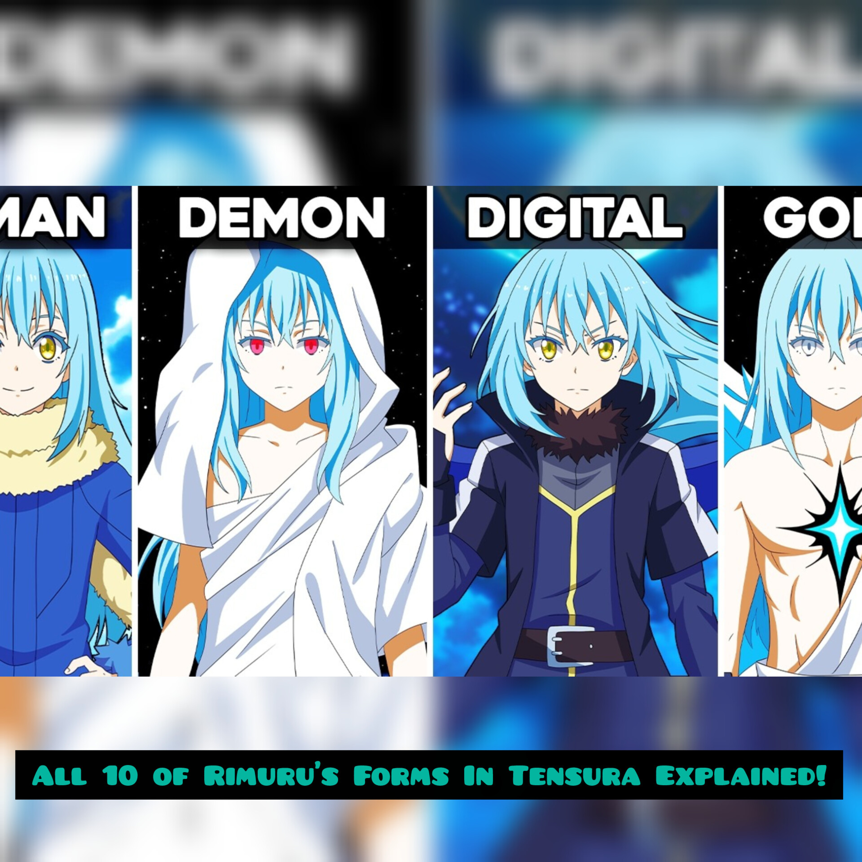 All 10 of Rimuru's Forms In Tensura Explained!