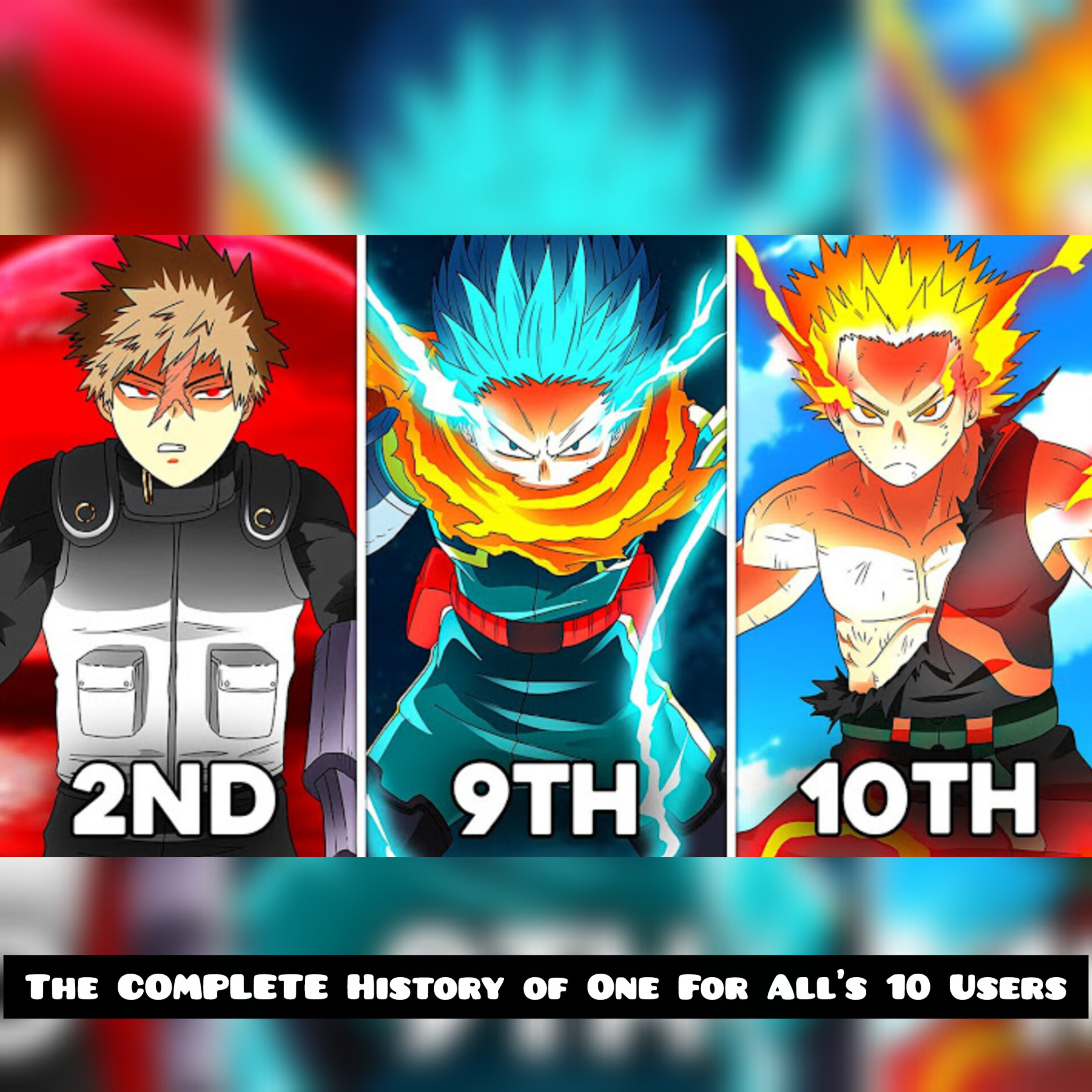 The COMPLETE History of One For All’s 10 Users (MHA Breakdown)