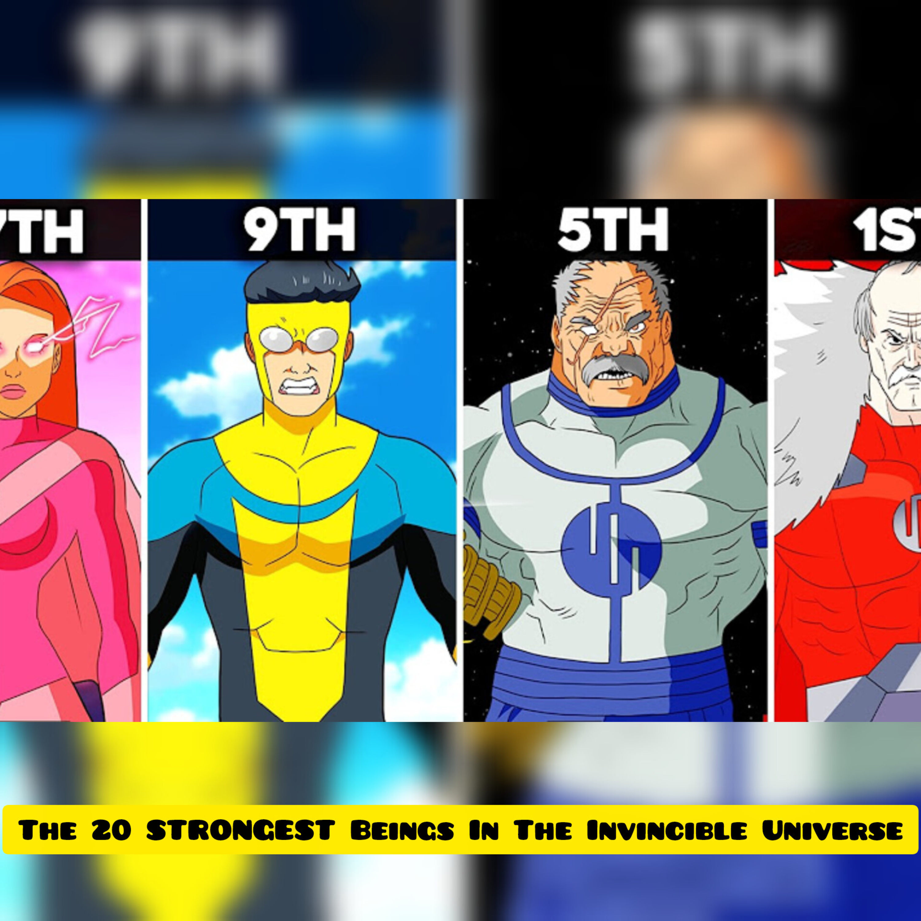 The 20 STRONGEST Beings In The Invincible Universe