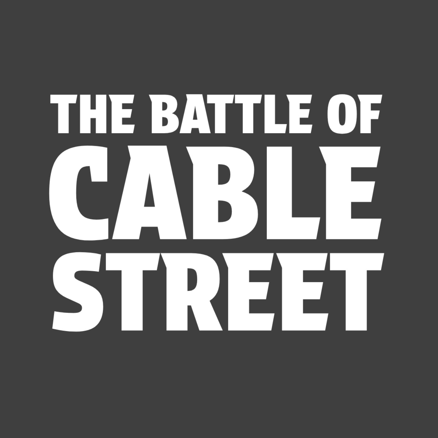 The Battle of Cable Street, 4th October 1936: challenging the Far Right podcast cover art