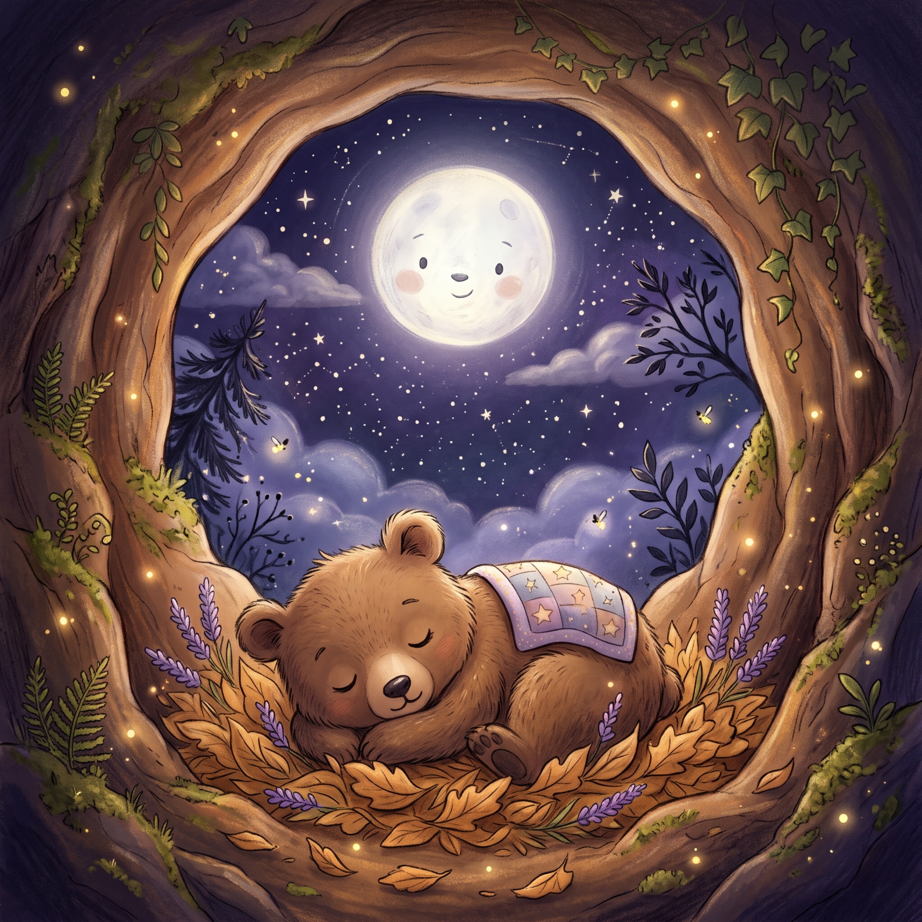 Portada de Cuentos cortos infantiles para dormir tranquilo