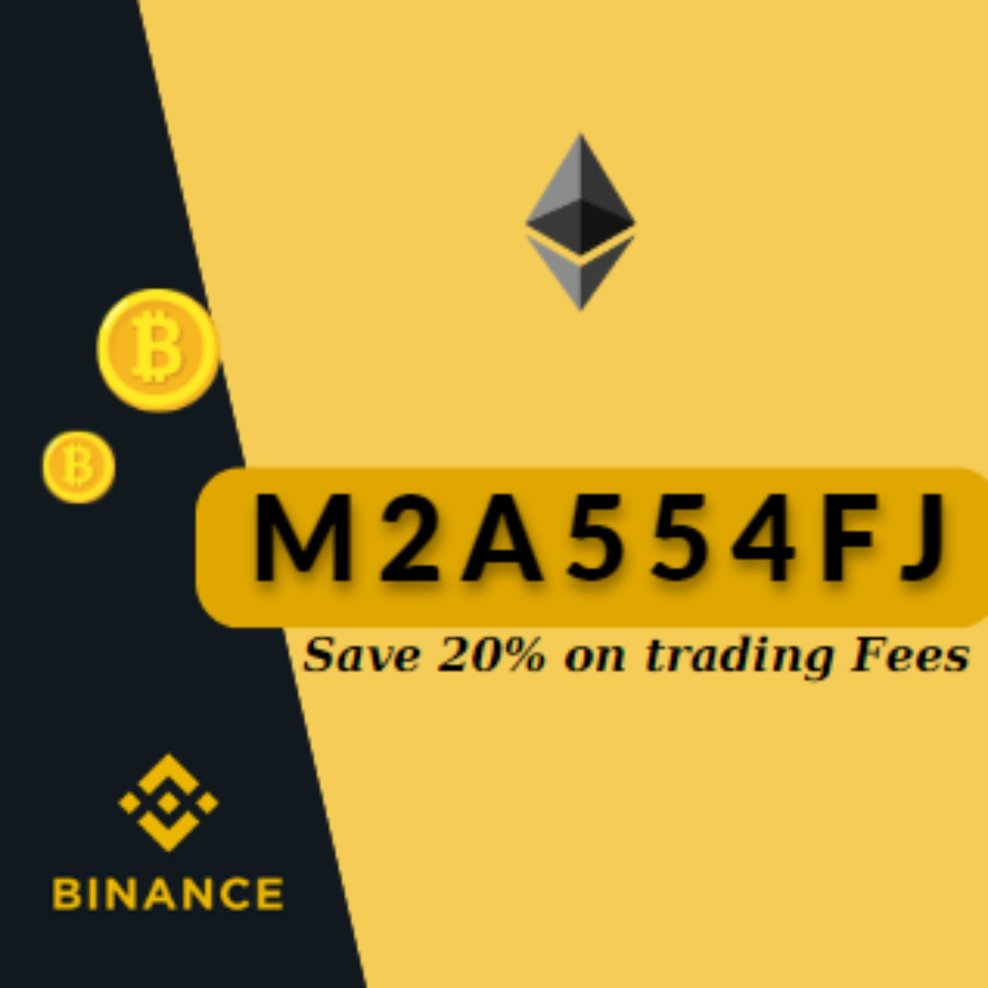 Binance Referral Code 2023 : M2A554FJ - Save 20% on trading fees Binance Referral Code 2023 : M2A554FJ - Save 20% on trading fees