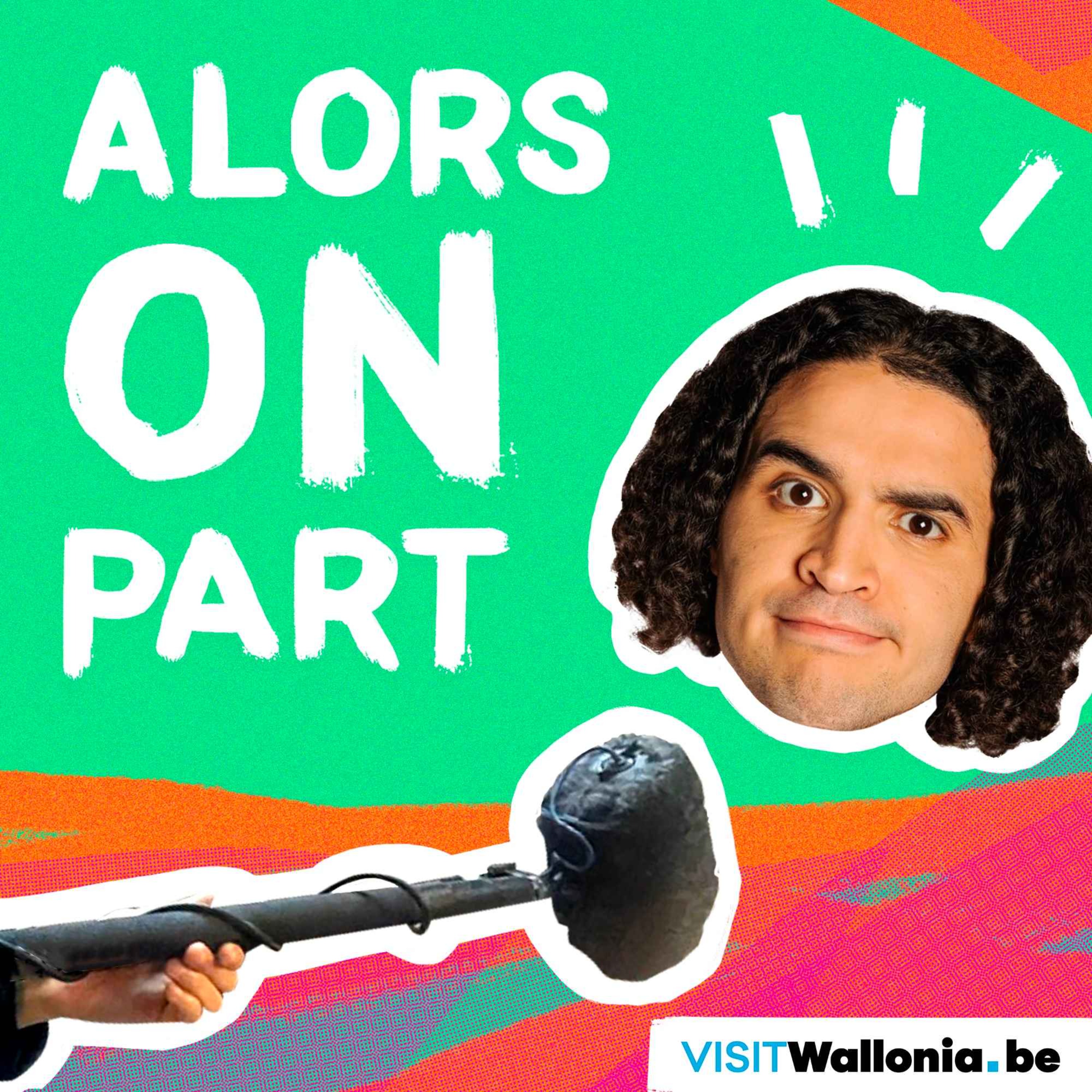 Alors on part podcast artwork
