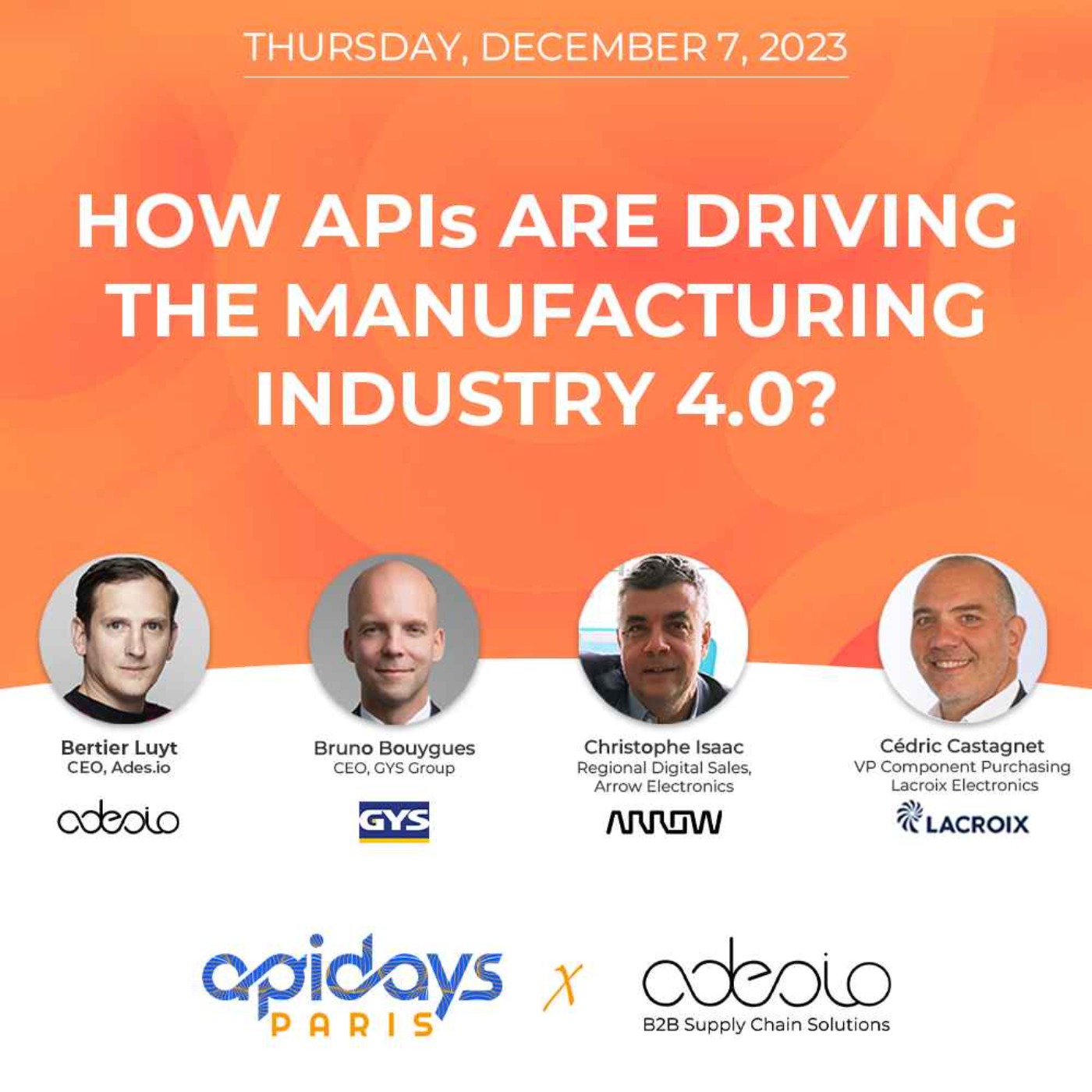 APIDAYS PARIS - How APIs are driving the manufacturing industry 4.0? podcast artwork