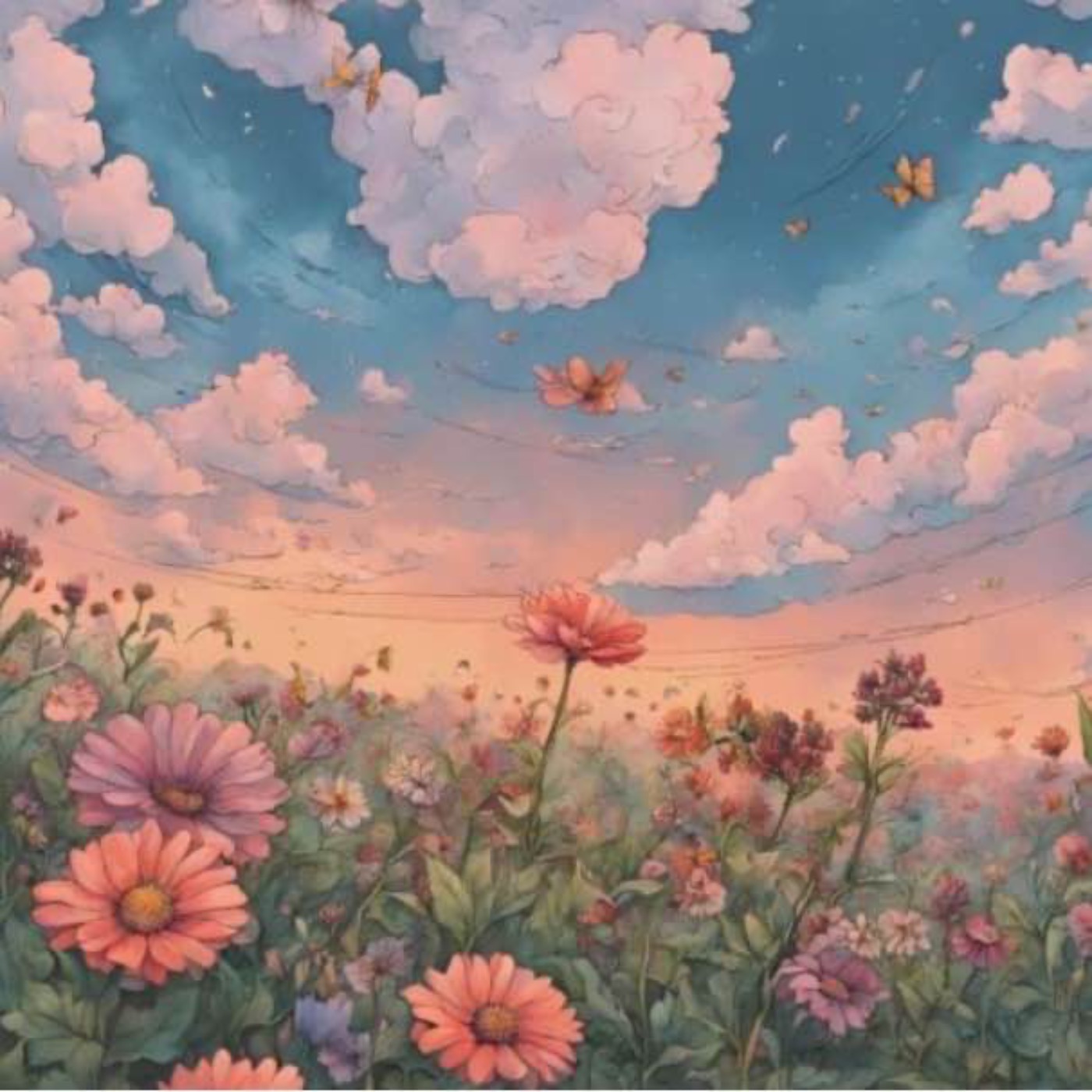 Skies and flowers