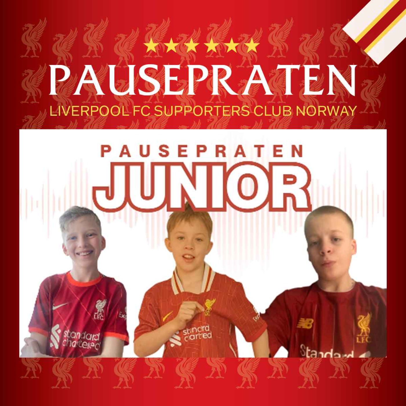 Pausepraten Junior - Liverpool podcast for barn og unge