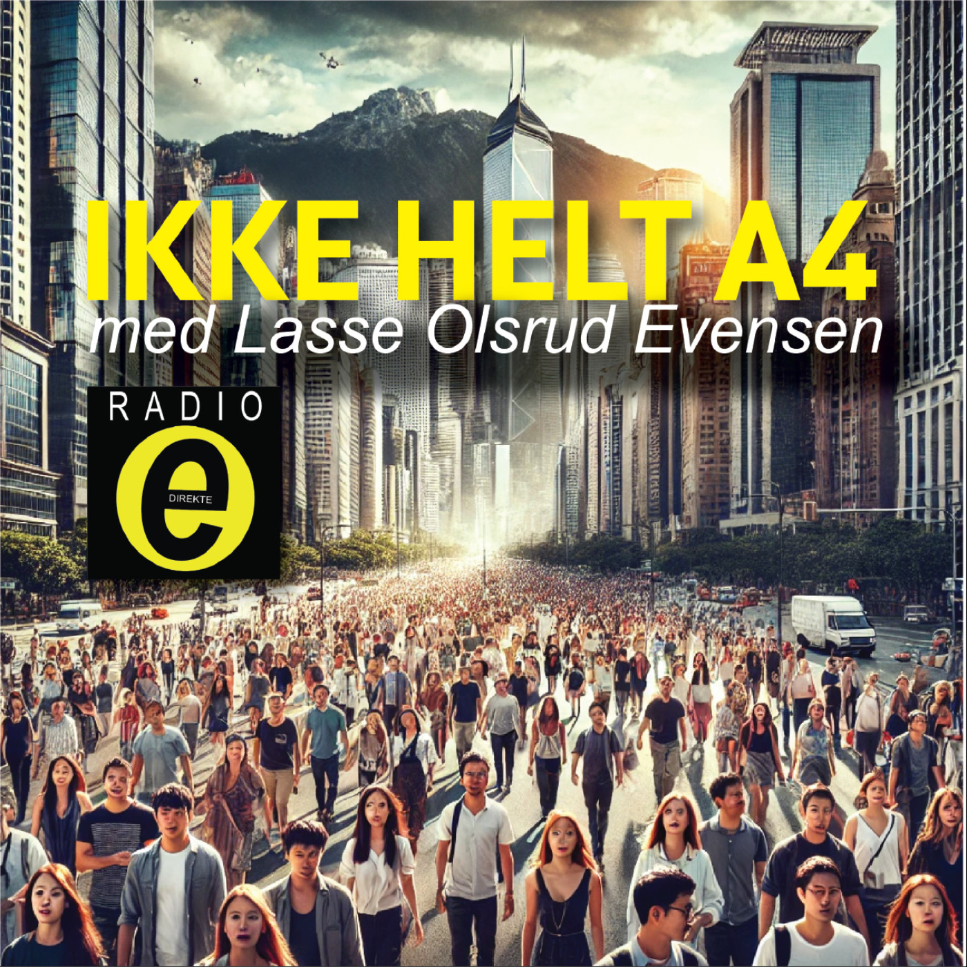 "Ikke helt A4" med Lasse Olsrud Evensen podcast artwork
