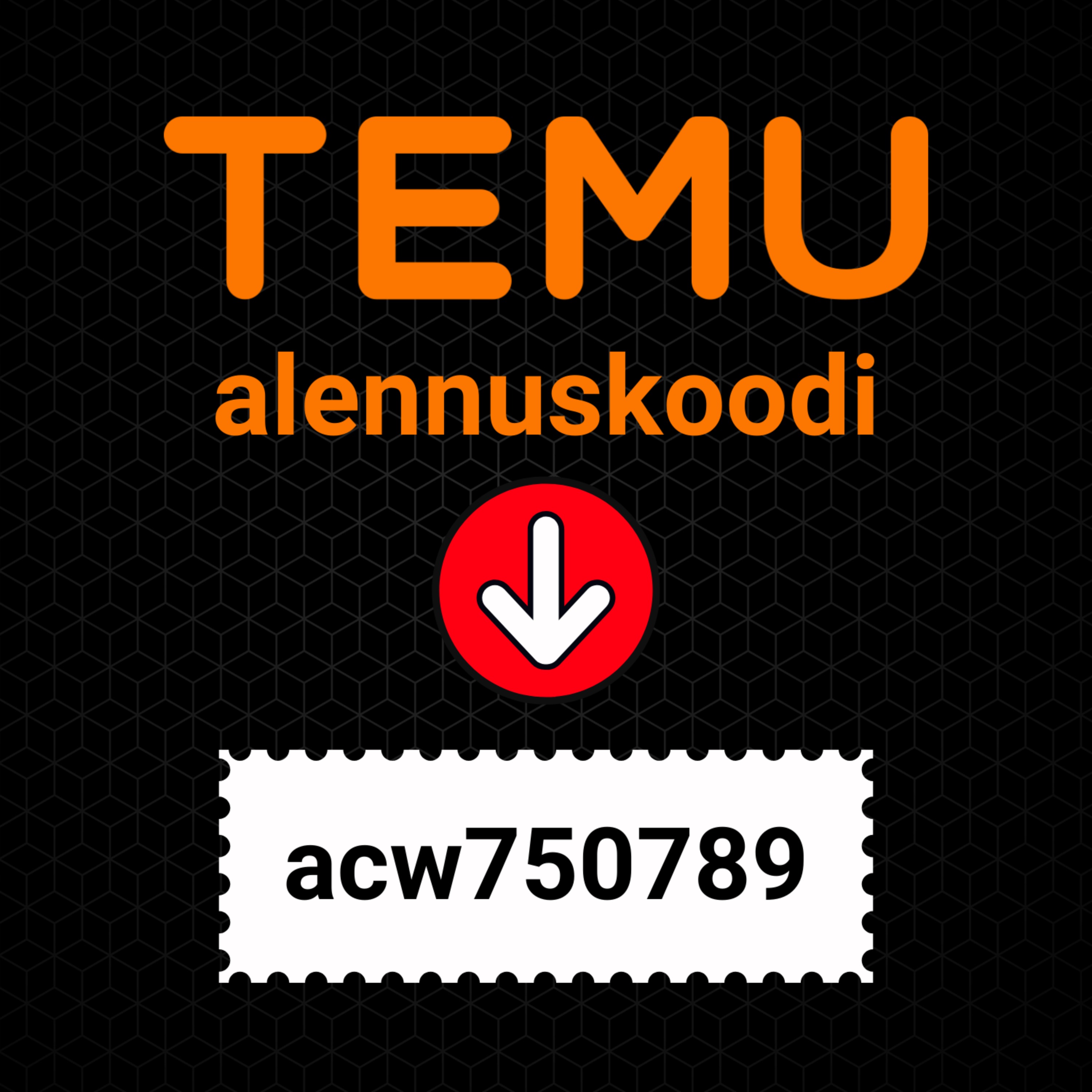 Temu Alennuskoodi: 100 € Kuponkipaketti + 30 % Alennus [acw750789]