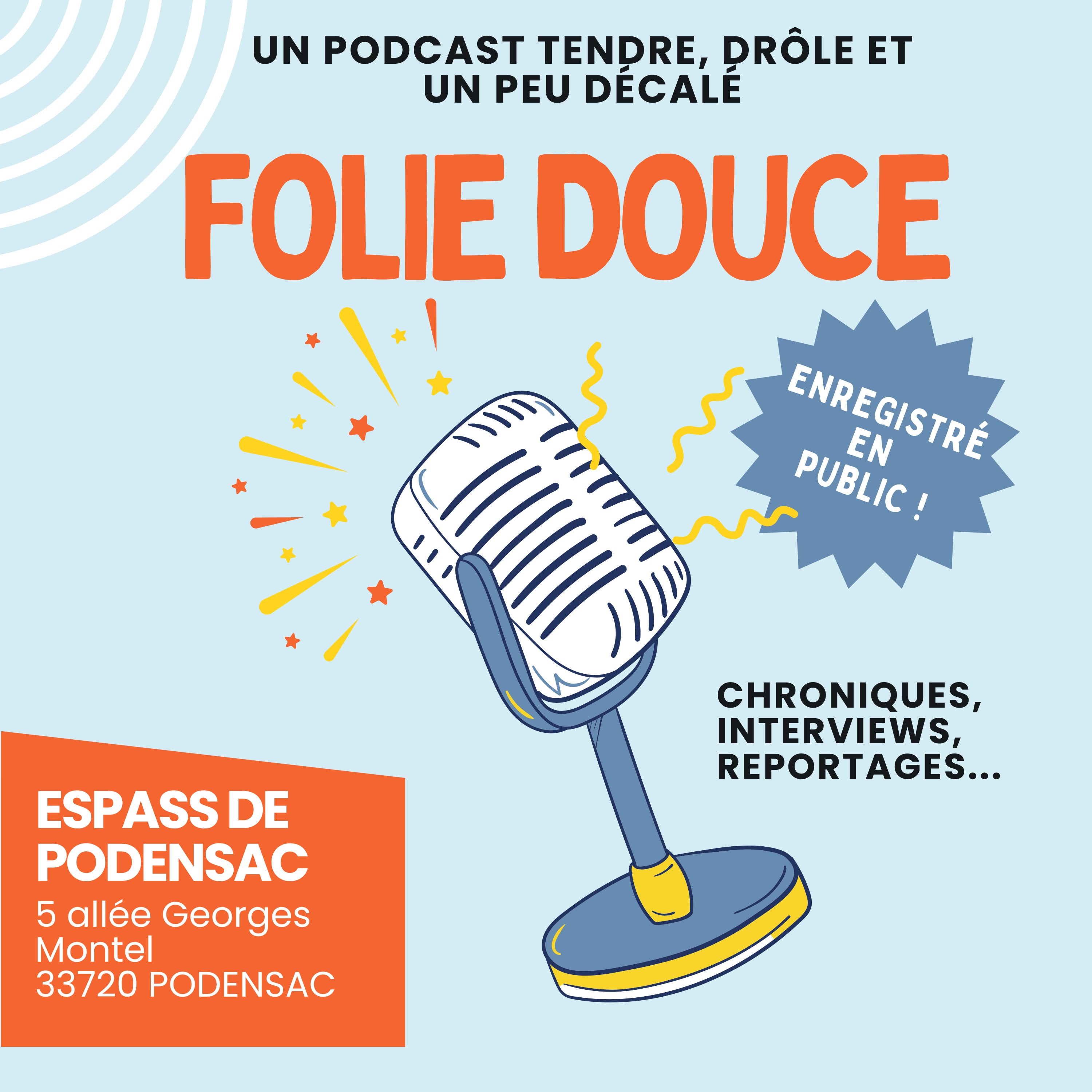 Folie Douce - podcast tendre, drôle et un peu décalé podcast artwork