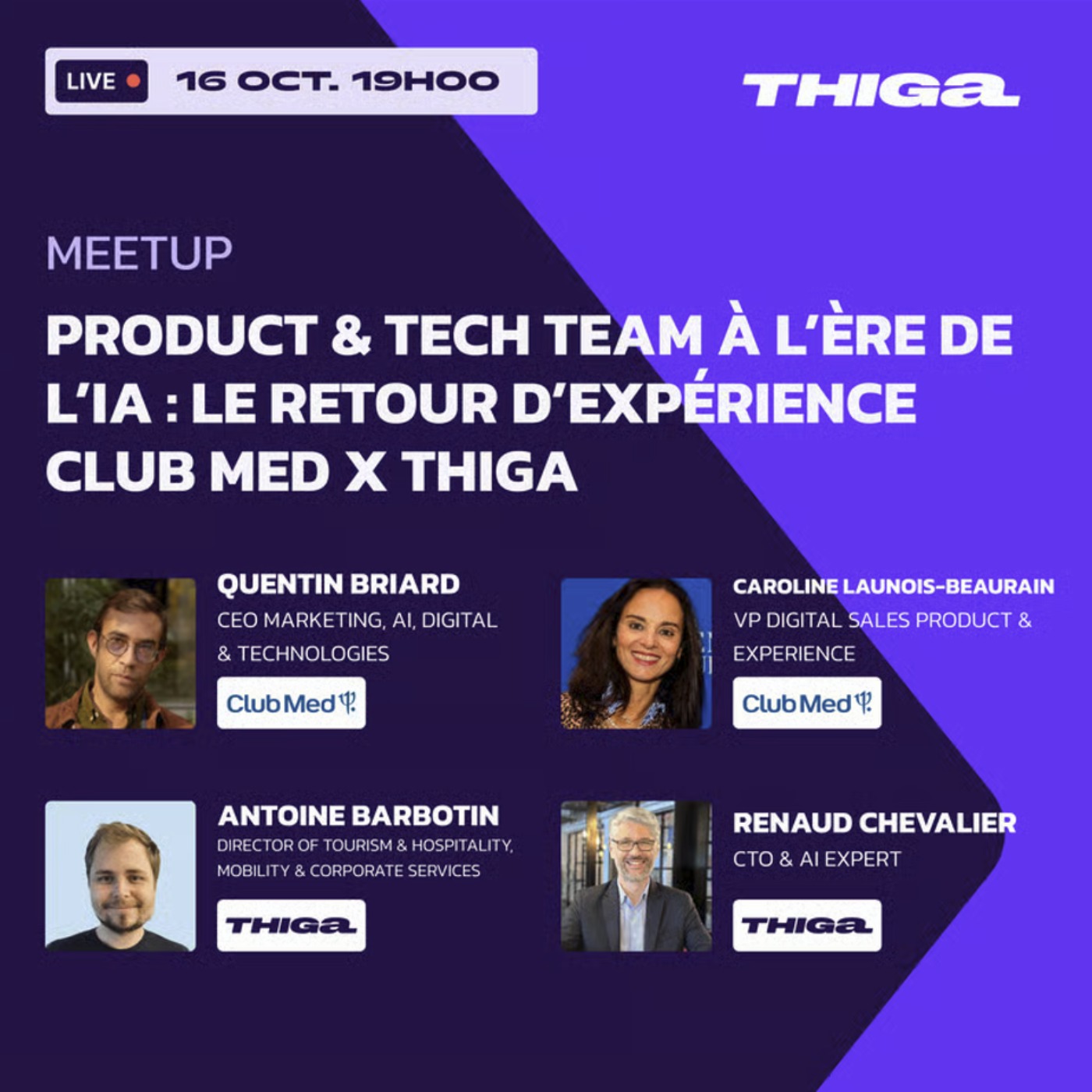 Product & Tech Team à l’ère de l’IA : le retour d’expérience Club Med x Thiga podcast artwork