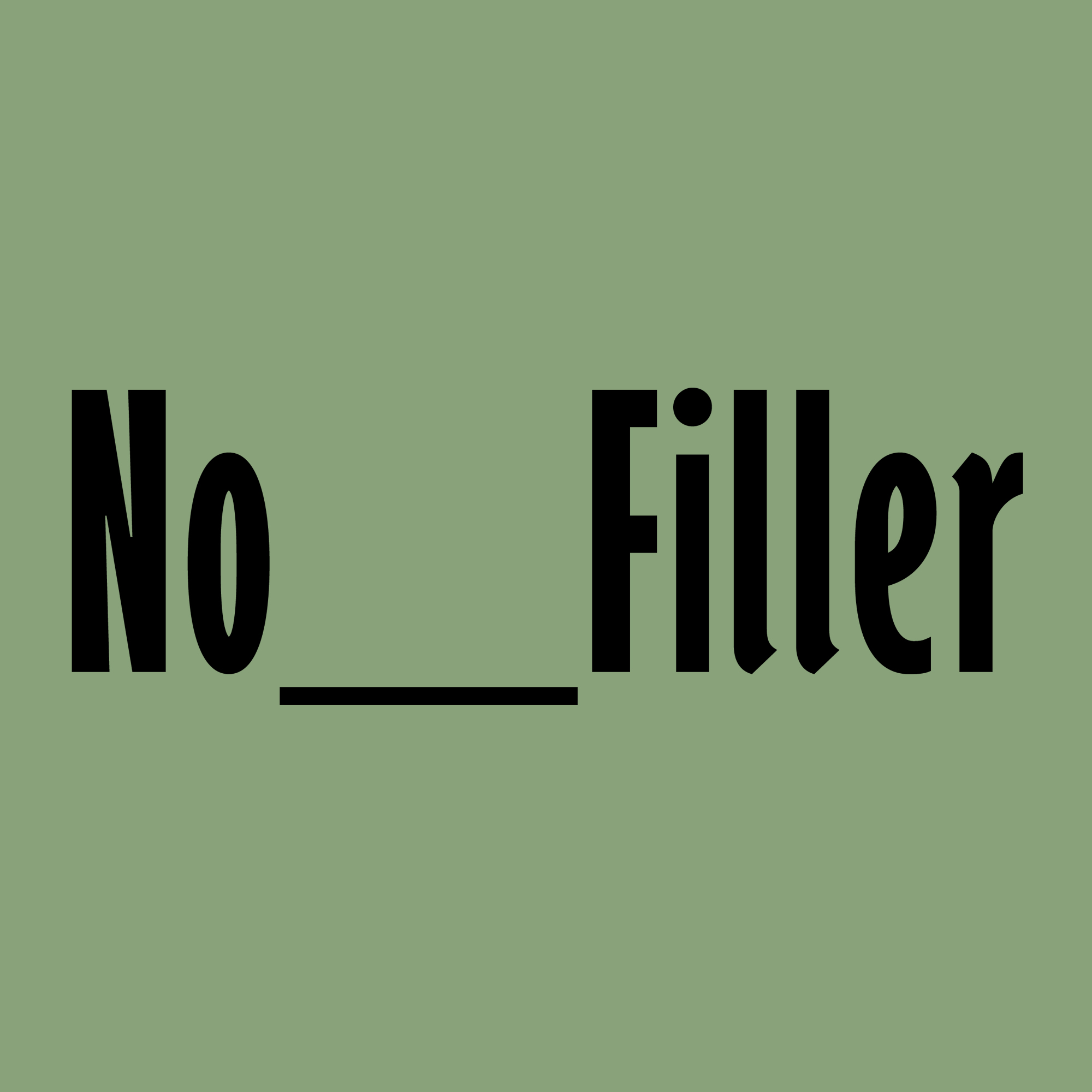 No Filler cover art