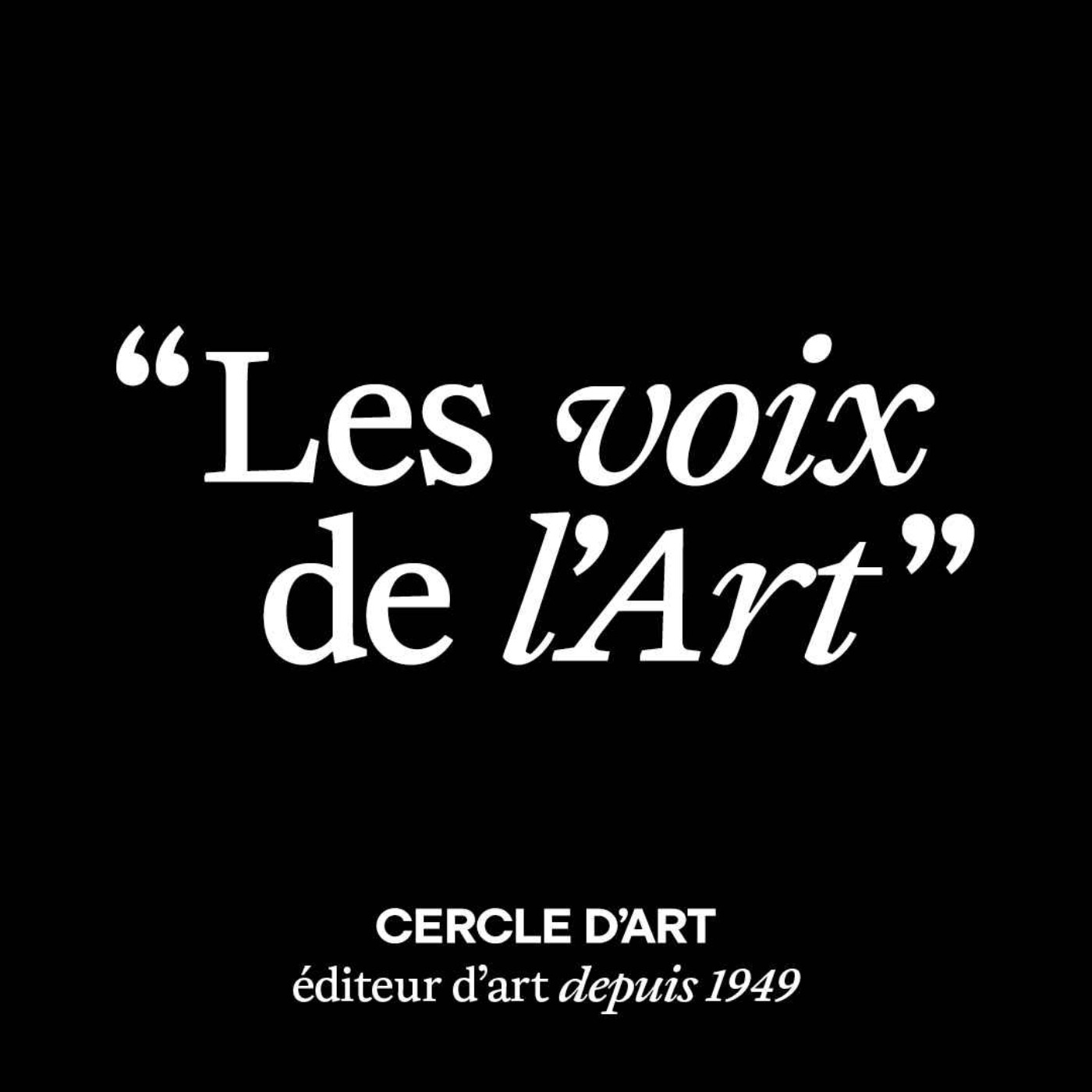 Les voix de l'Art cover