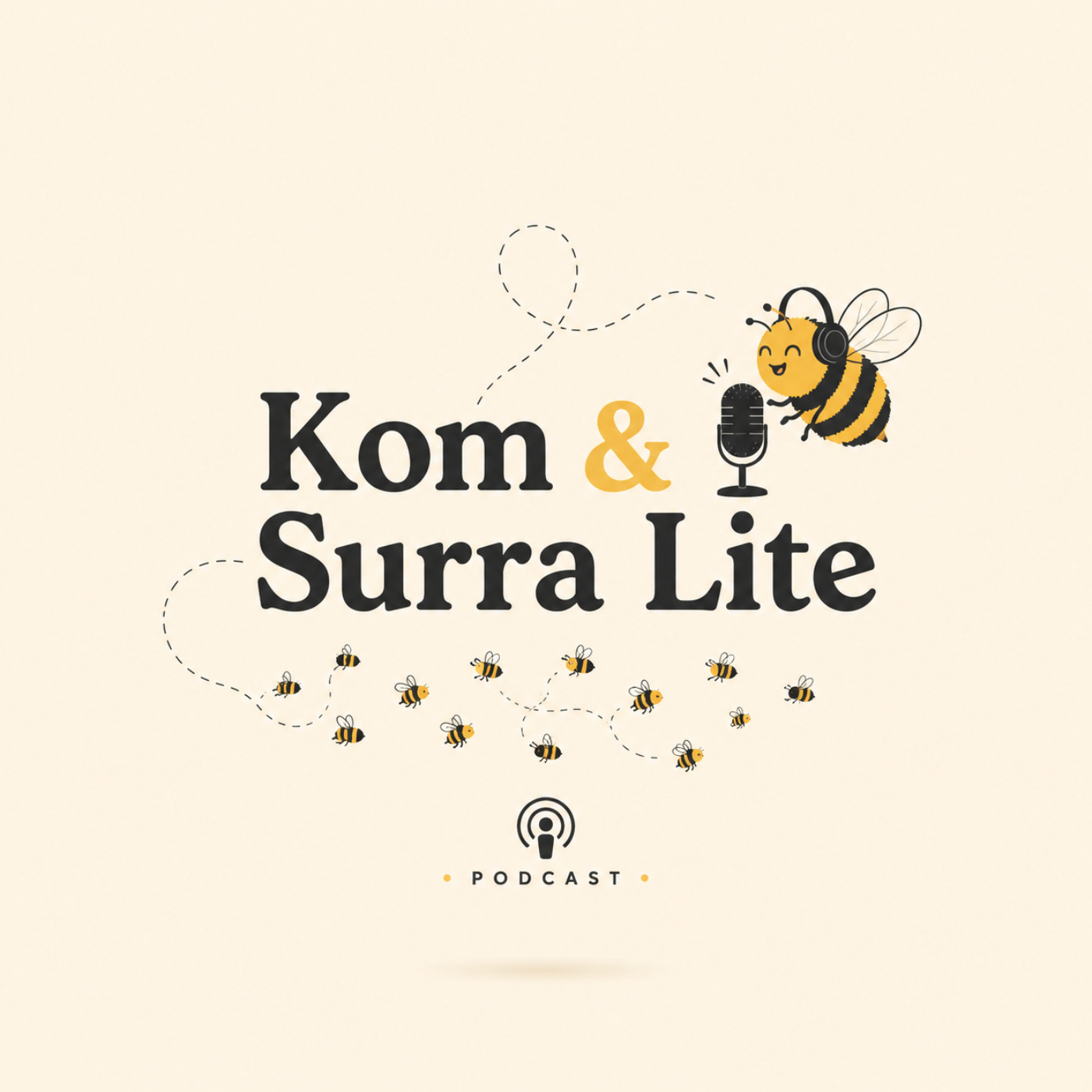 Kom & Surra Lite podcast artwork