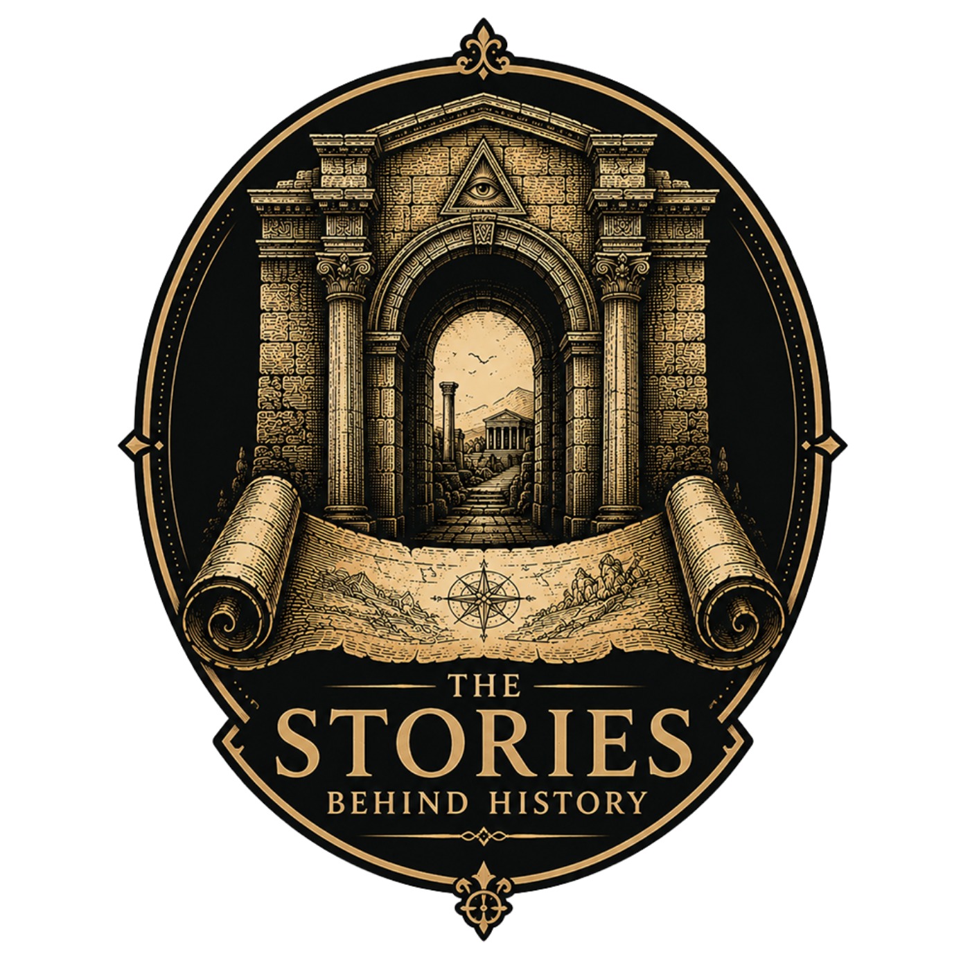 The Stories Behind History podcast artwork